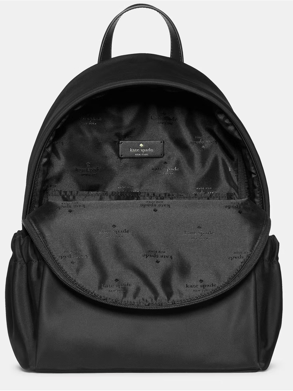 Kate Spade New York Carter Nylon Dome Backpack | NWT | Black | Retail $329 - Picture 4 of 8